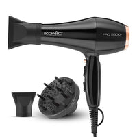 Ikonic Professional Pro 2800+ Hair Dryer with 2800W BLDC Motor, Low Noise Function