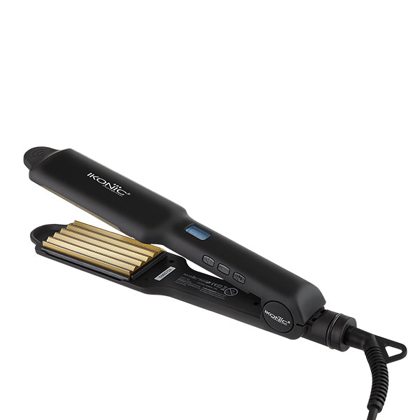 Ikonic Professional S9+ Hair Crimper Black