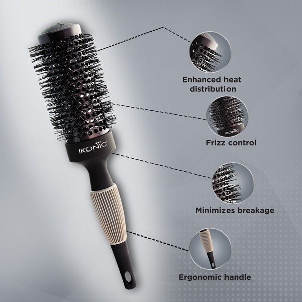 Ikonic Professional Titanium Thermal Hair Brush