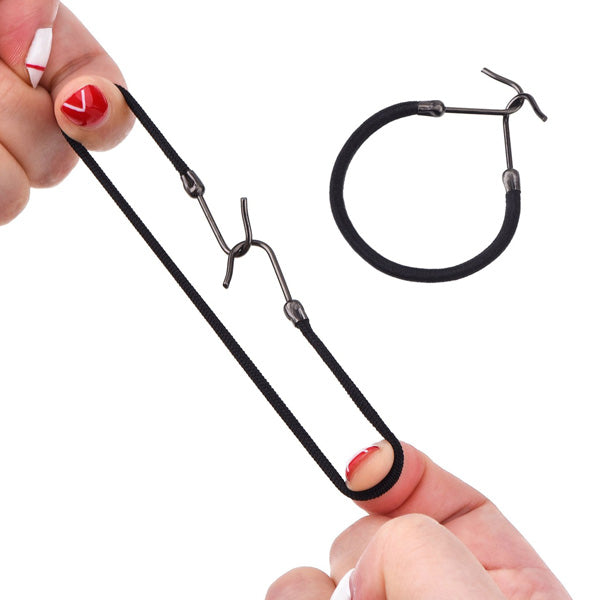 Bungee Band Hair Styling - Black