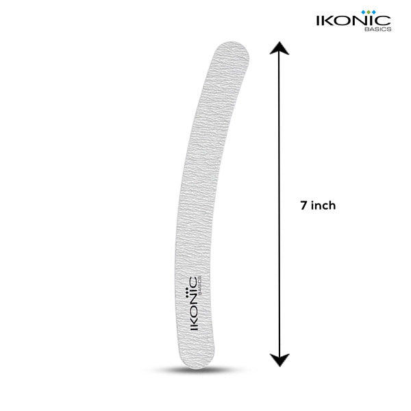 Ikonic Basics 7" Banana Shaped Nail Emery File IKB-720K
