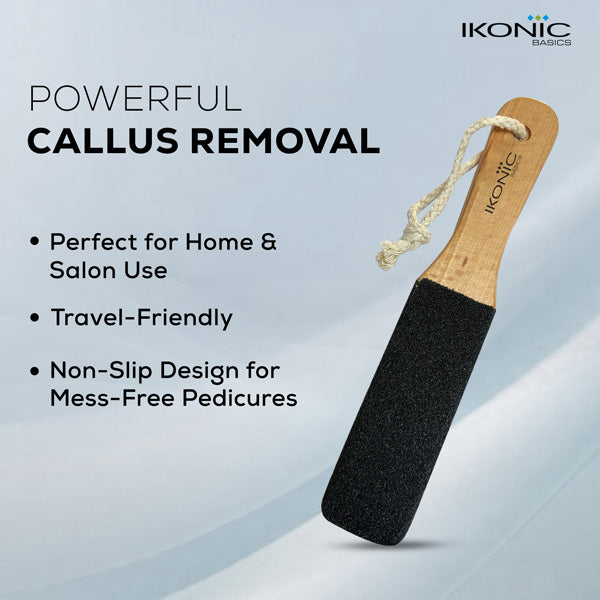 Ikonic Basics Wooden Foot File    IKB-706C