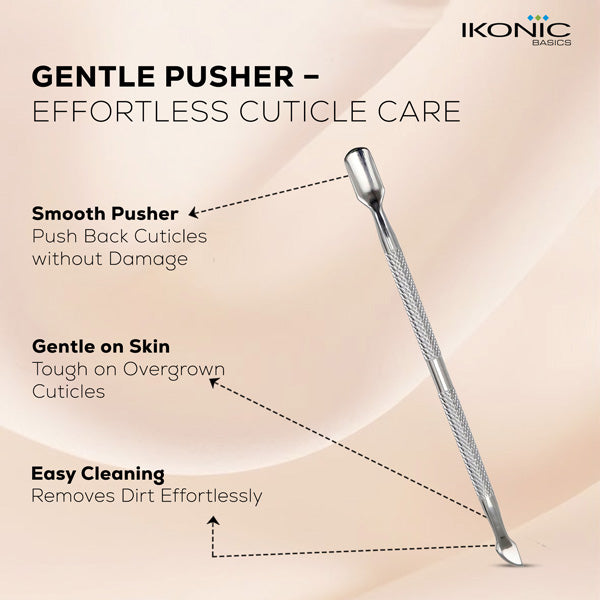 Ikonic Basics Nail Pusher & Cuticle Remover  IKB-713C