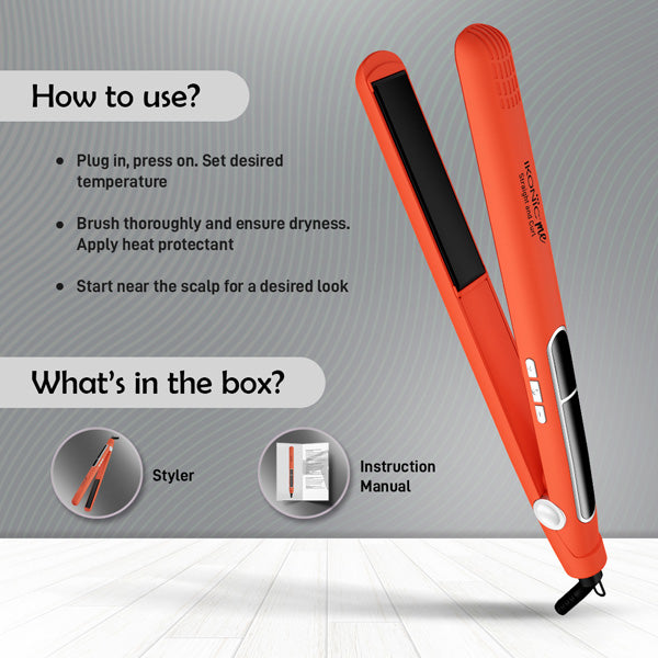 Ikonic Me 2 in 1 Straight and Curl (Slim) Hair Straightener