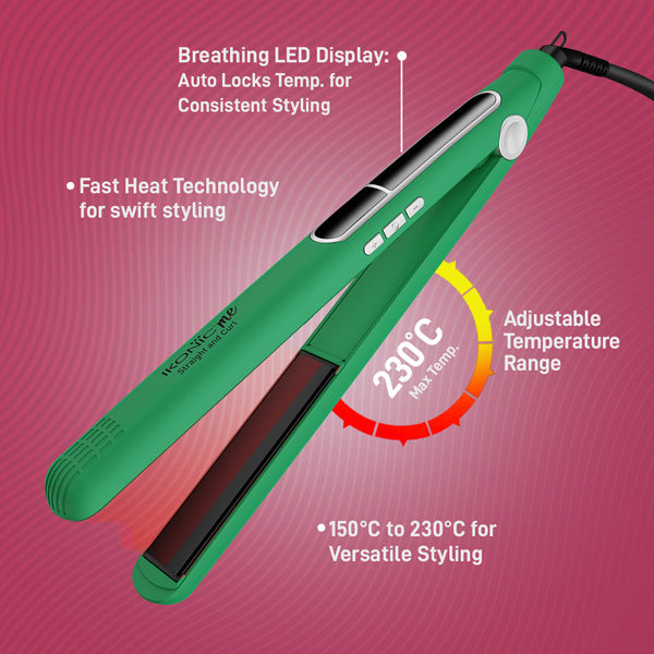 Ikonic Me 2 in 1 Straight and Curl (Slim) Hair Straightener