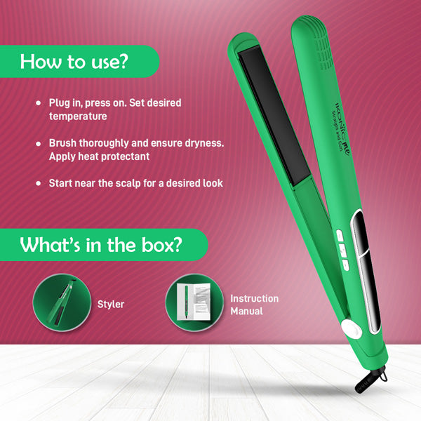 Ikonic Me 2 in 1 Straight and Curl (Slim) Hair Straightener