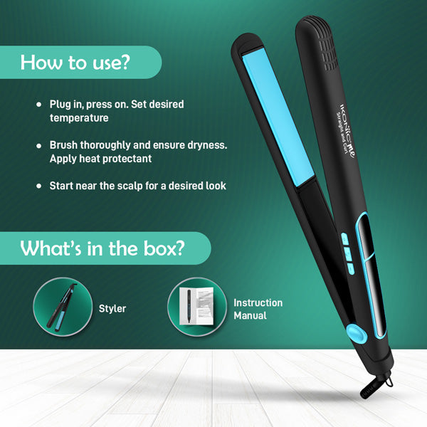 Ikonic Me 2 in 1 Straight and Curl (Slim) Hair Straightener