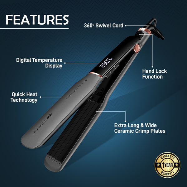 Ikonic Me Xtreme Crimp Hair Styler