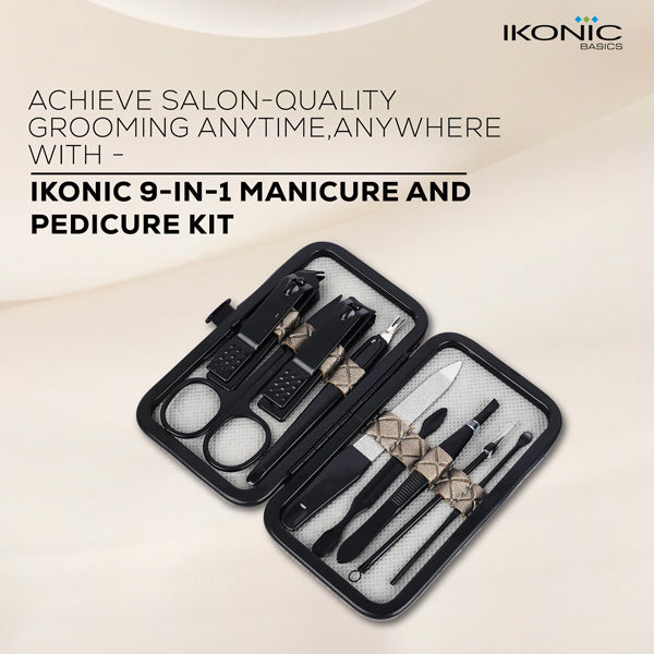 Ikonic Basics 9 in 1  Manicure Kit    IKB-173-2C