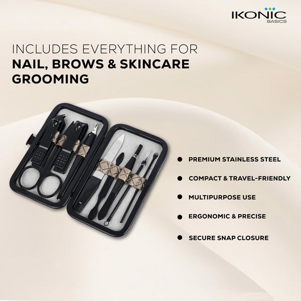 Ikonic Basics 9 in 1  Manicure Kit    IKB-173-2C
