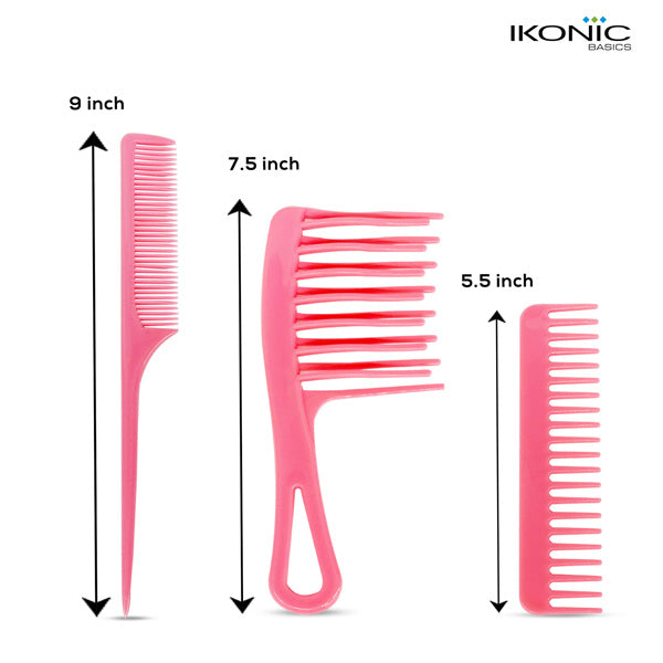 Ikonic Basics 3Pcs Comb Set    IKB-702C