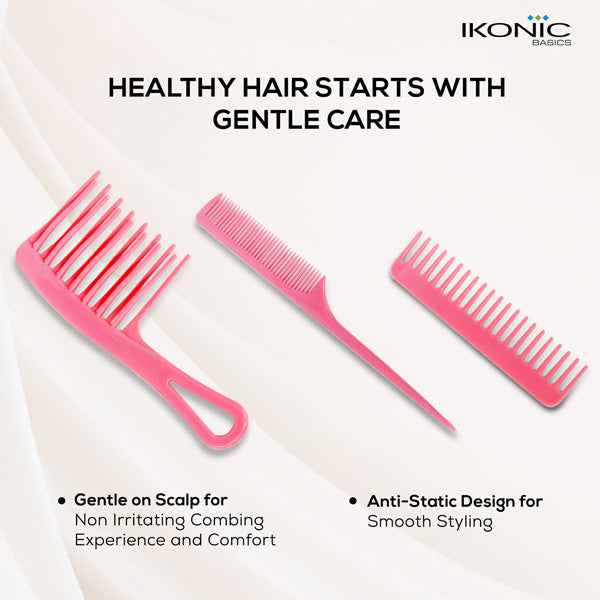 Ikonic Basics 3Pcs Comb Set    IKB-702C
