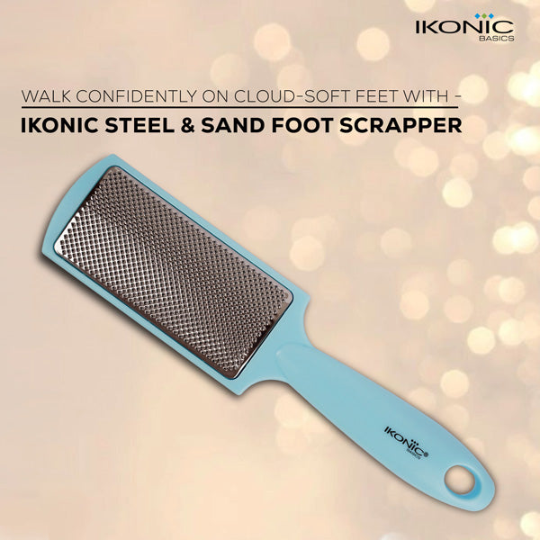 Ikonic Basics Steel & Sand Foot Scrapper  IKB-746-1C