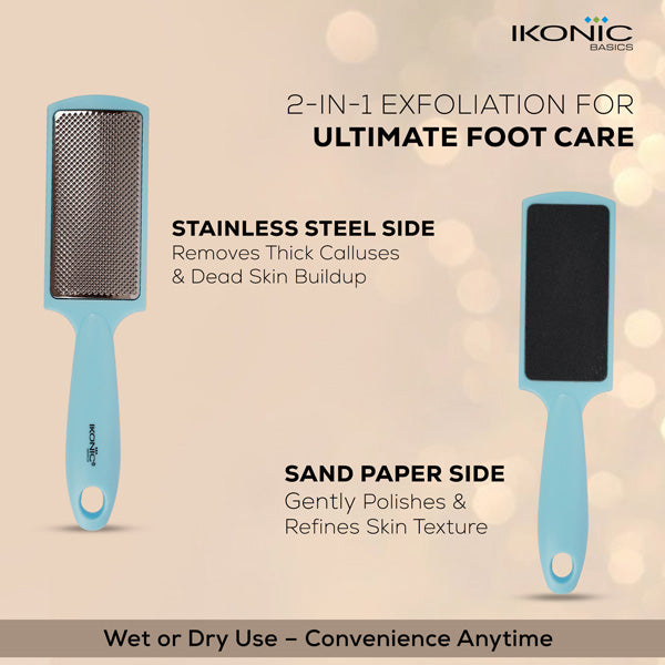 Ikonic Basics Steel & Sand Foot Scrapper  IKB-746-1C