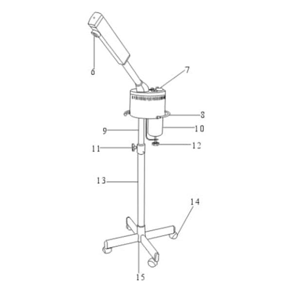 REI FACIAL STEAMER WHITE
