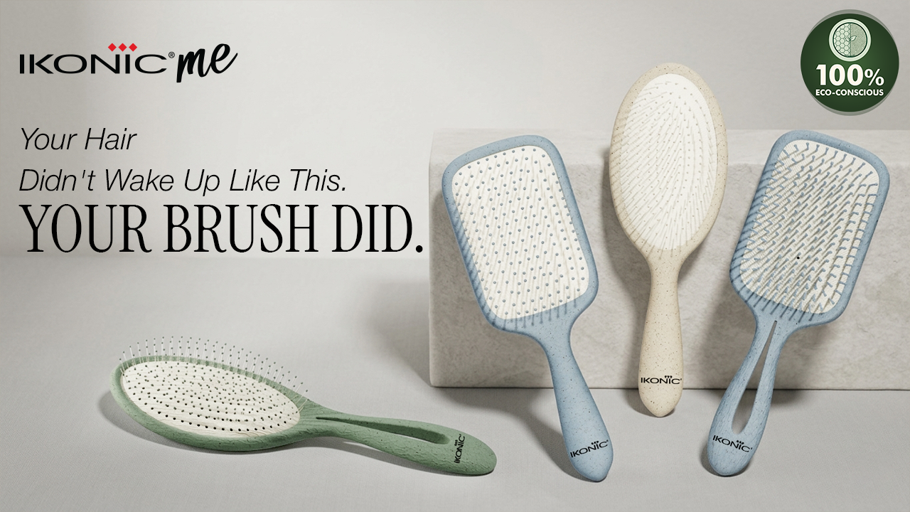 Your Hair Routine Just Got a Glow-Up — Ikonic Me's New Eco Brushes Are Here