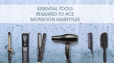 Essential tools required to ace monsoon hairstyles