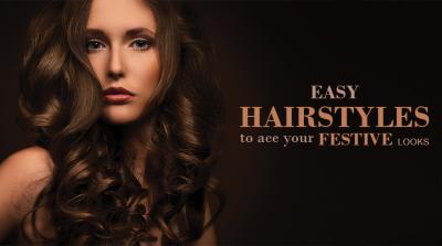Easy hairstyles to ace your festive looks