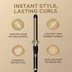 Ikonic Professional Curling Tong Hair Curler