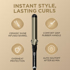 Ikonic Professional Curling Tong Hair Curler