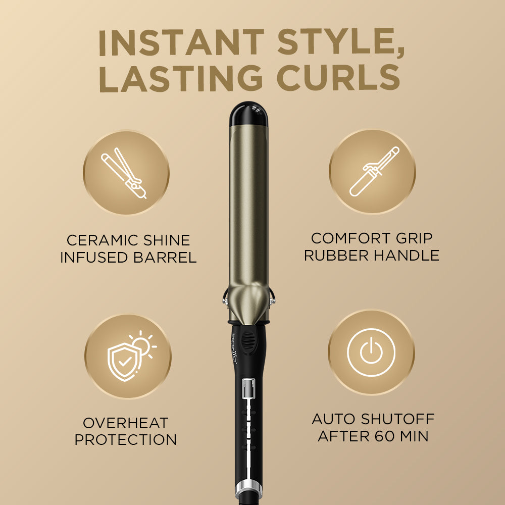 Ikonic Professional Curling Tong Hair Curler