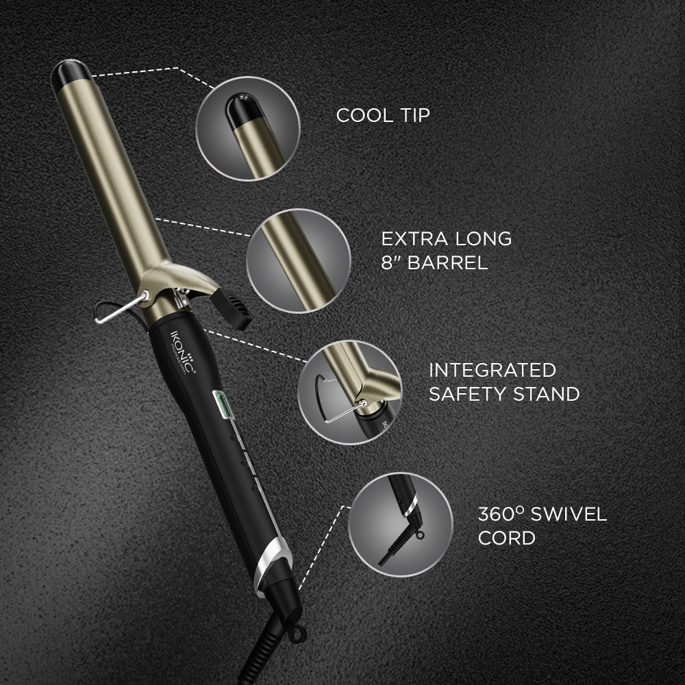 Ikonic Professional Curling Tong Hair Curler