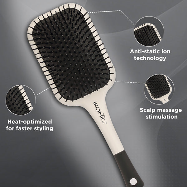Ikonic Professional Artistic Paddle Hair Brush