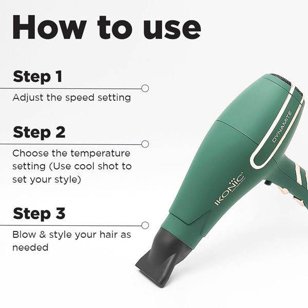 Ikonic Professional Dynamite Hair Dryer
