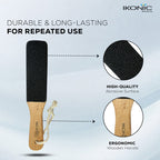 Ikonic Basics Wooden Foot File    IKB-706C