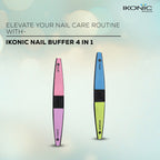 Ikonic Basics Nail Buffer 4 in 1    IKB-712C