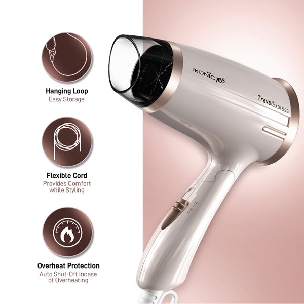 Ikonic Me Travel Express Hair Dryer