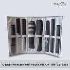 Ikonic Professional Pro Comb Set- (Set of 8 Pieces) 