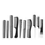 Ikonic Professional Hair Dressing Comb Set- (Set of 10 Pieces)