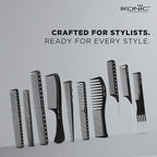Ikonic Professional Hair Dressing Comb Set- (Set of 10 Pieces)
