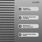 Ikonic Professional Hair Dressing Comb Set- (Set of 10 Pieces)