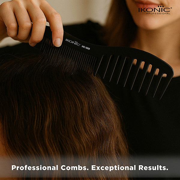 Ikonic Professional Hair Dressing Comb Set- (Set of 10 Pieces)