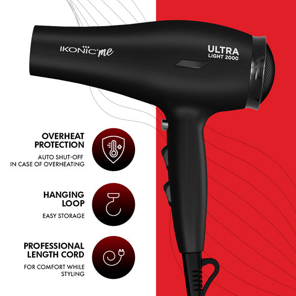Ikonic Me- Ultralight 2000 Hair Dryer