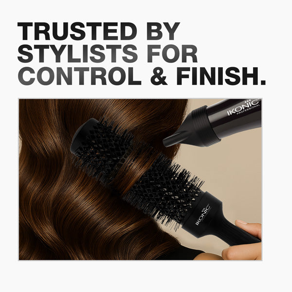 Ikonic Professional Extra Long Barrel Thermal Round Brush