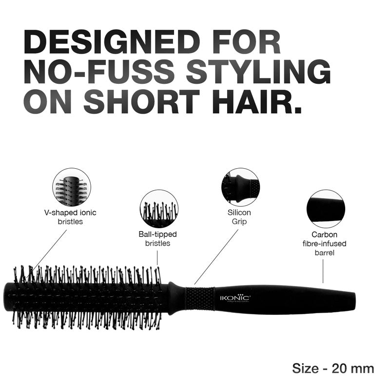 Ikonic Professional Carbon Fibre Roller Brush