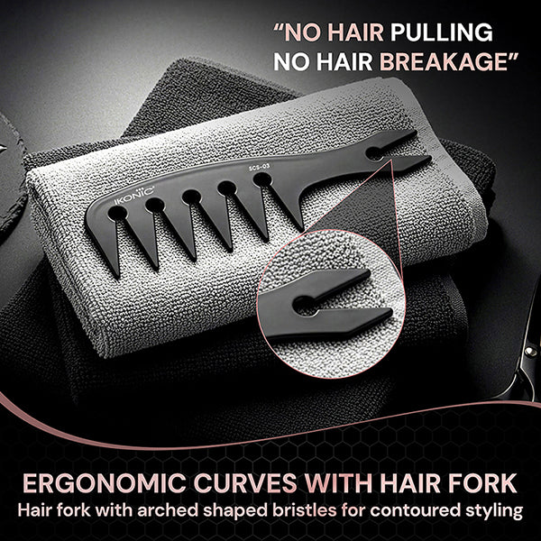 Ikonic Professional Section Cut & Style Hair Comb