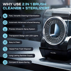 Ikonic Professional 2 in 1 Brush Cleaner & Sterilizer
