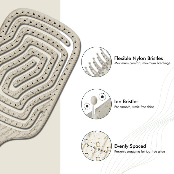 Eco Labyrinth Paddle Brush IKM-3017