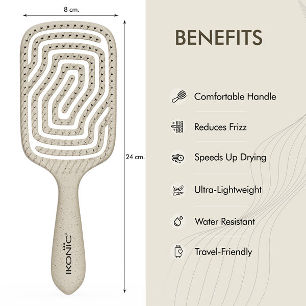 Eco Labyrinth Paddle Brush IKM-3017