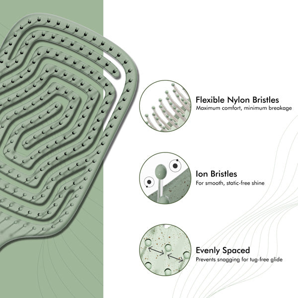 Eco Labyrinth Paddle Brush IKM-3017