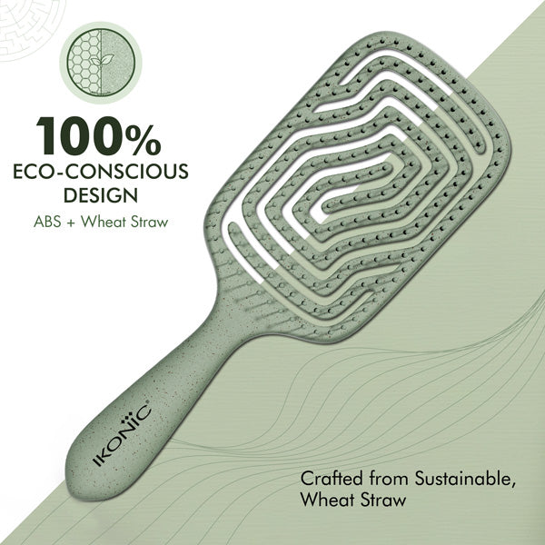 Eco Labyrinth Paddle Brush IKM-3017