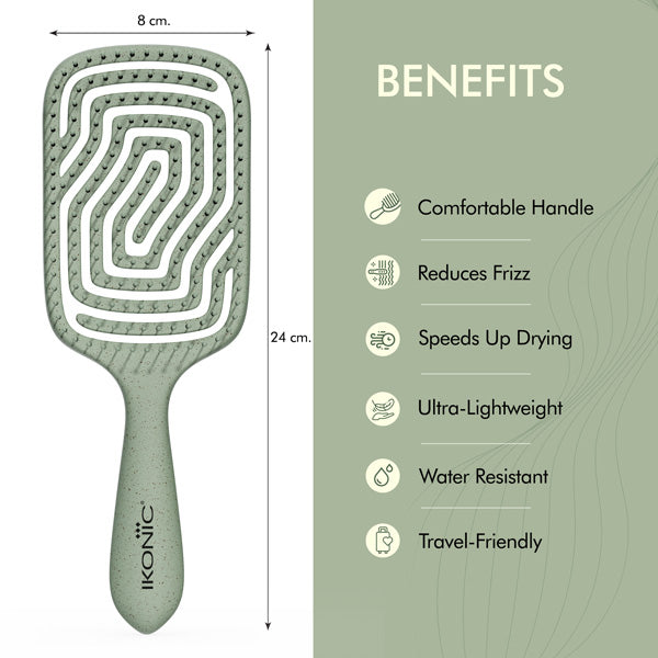 Eco Labyrinth Paddle Brush IKM-3017