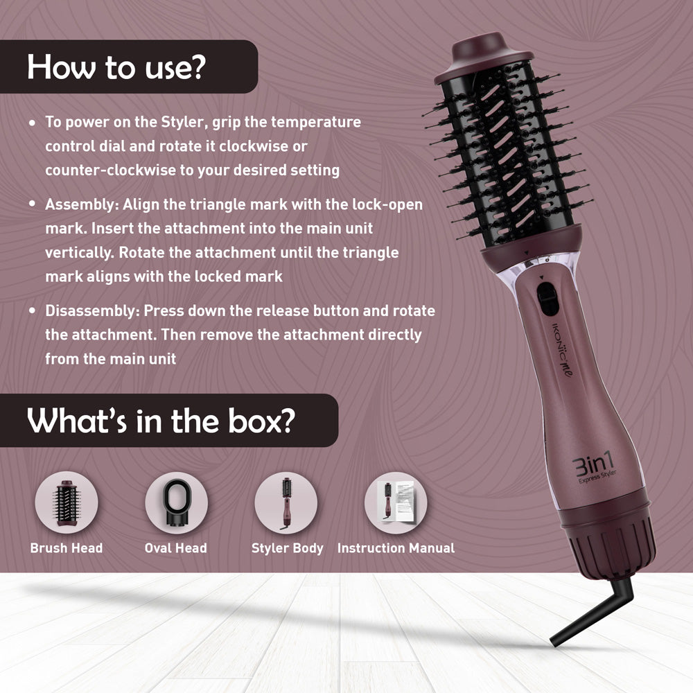 Ikonic Me 3 in 1 Express Styler Hair Styler
