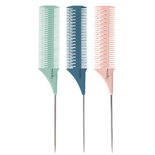 Ikonic Professional Color Master Highlighting Comb Set (Pack of 3 ...