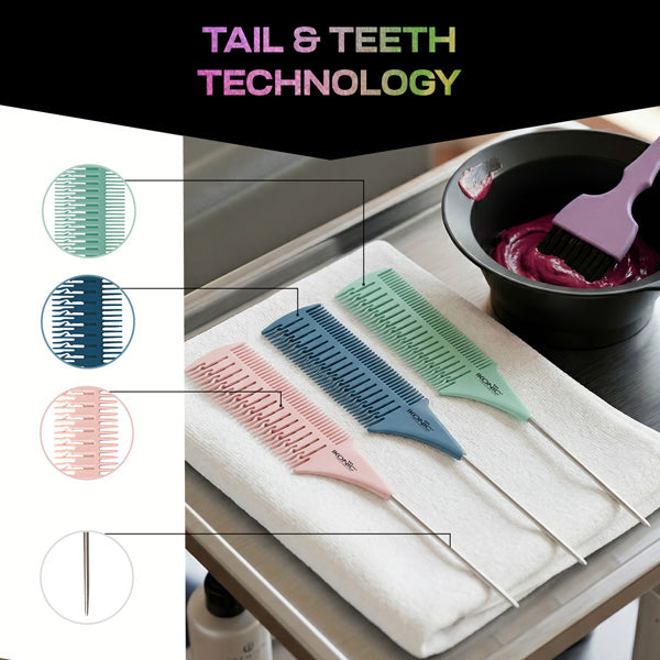 Ikonic Color Master Highlighting Comb Set