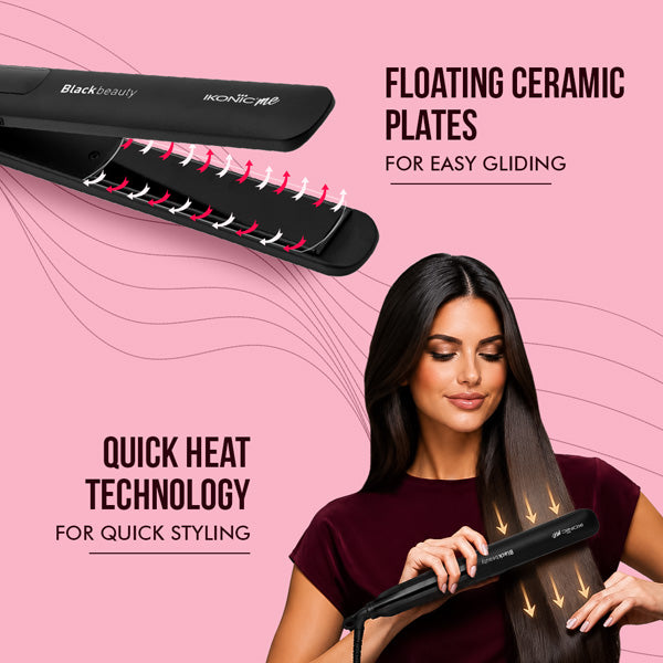 Ikonic Me Black beauty Hair Straightener